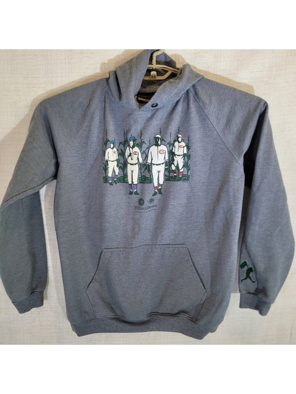 Baseballism Field of Dreams Hoodie Pullover Mens M Gray MLB Cubs Reds Sweatshirt